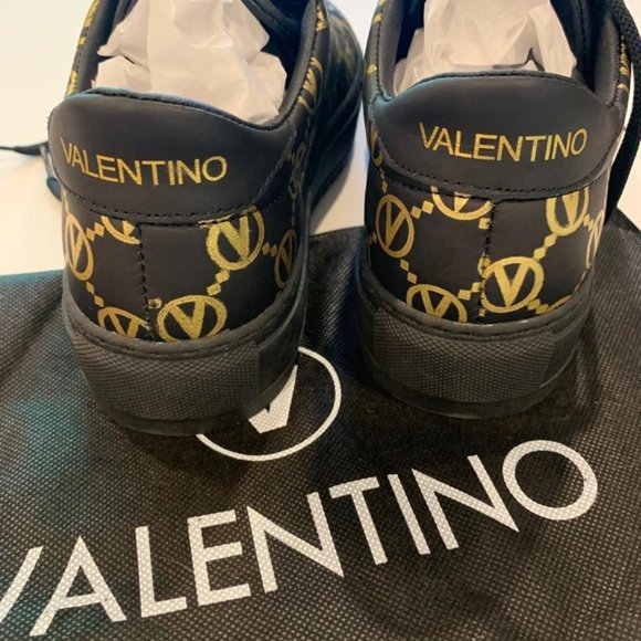 VALENTINO BY MARIO VALENTINO BEATRICE LEATHER SNEAKER - Picture 9 of 11